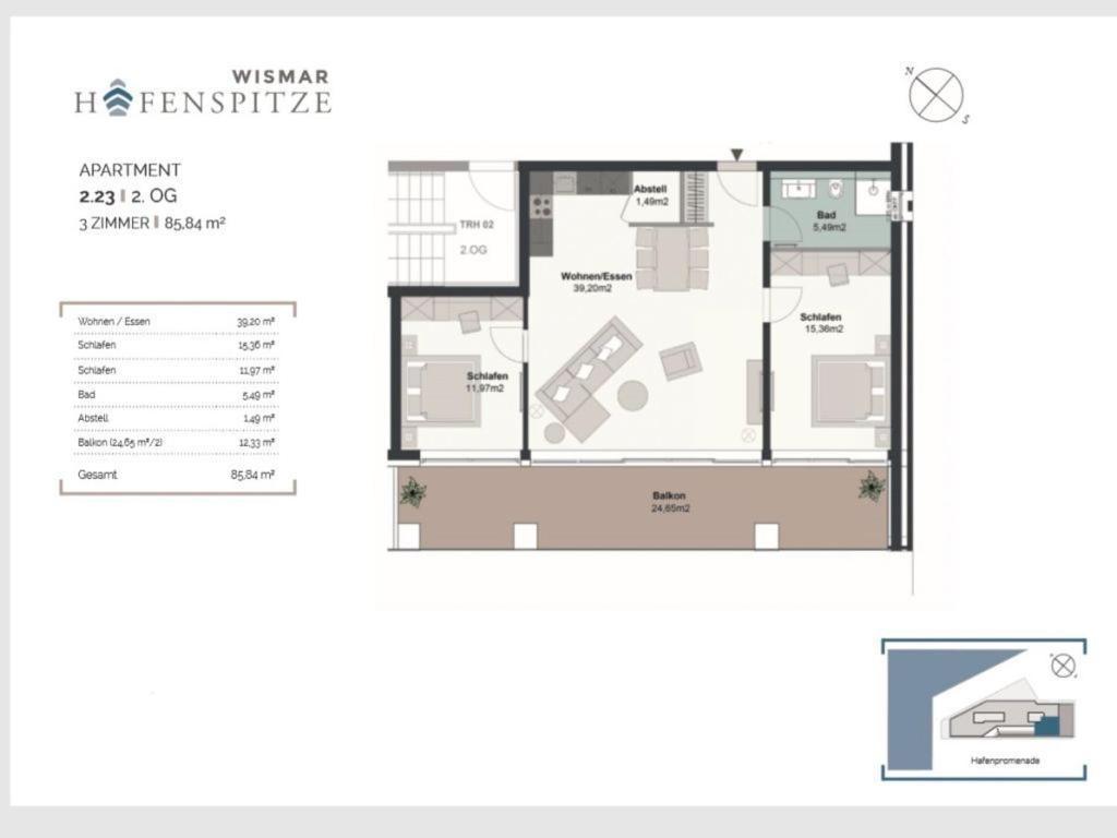 Hafenspitze App 23 Appartement Wißmar Buitenkant foto